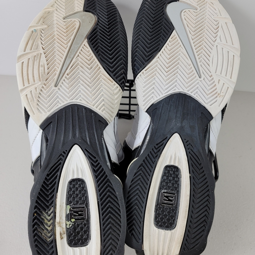 Nike Shox Lethal TB White Black 2005 Vintage Basketball Shoes - Picture 3 of 9